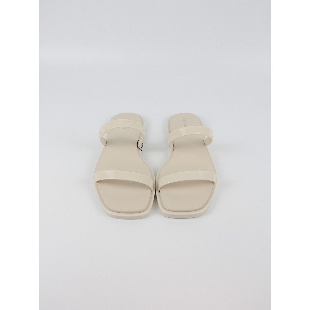 Women's Pool Slide Calvin KLein Double Bar Slide - Jelly HW0HW02417-AEO Turtle Dove Women's Pool Slide Calvin KLein Double Bar Slide - Jelly HW0HW02417-AEO Turtle Dove
