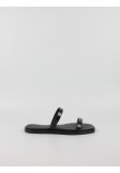 Women's Pool Slide Calvin KLein Double Bar Slide - Jelly HW0HW02417-BEH Black