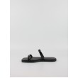 Women's Pool Slide Calvin KLein Double Bar Slide - Jelly HW0HW02417-BEH Black