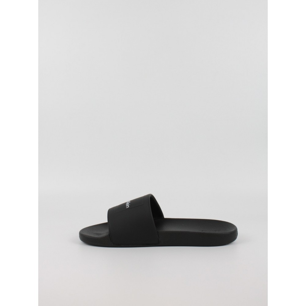 Ανδρική Σαγιονάρα Calvin KLein Pool Slide W/ CK Square HM0Hm01754-BEH Μαύρη Ανδρική Σαγιονάρα Calvin KLein Pool Slide W/ CK Square HM0Hm01754-BEH Μαύρη
