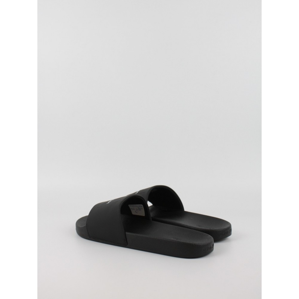 Ανδρική Σαγιονάρα Calvin KLein Pool Slide W/ CK Square HM0Hm01754-BEH Μαύρη Ανδρική Σαγιονάρα Calvin KLein Pool Slide W/ CK Square HM0Hm01754-BEH Μαύρη