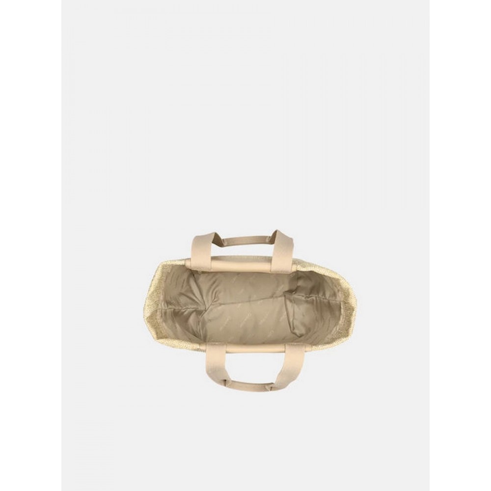 Γυναικεία Τσάντα Calvin Klein Ck Raffia Medium Shopper K60K613174-W75 Μπεζ
