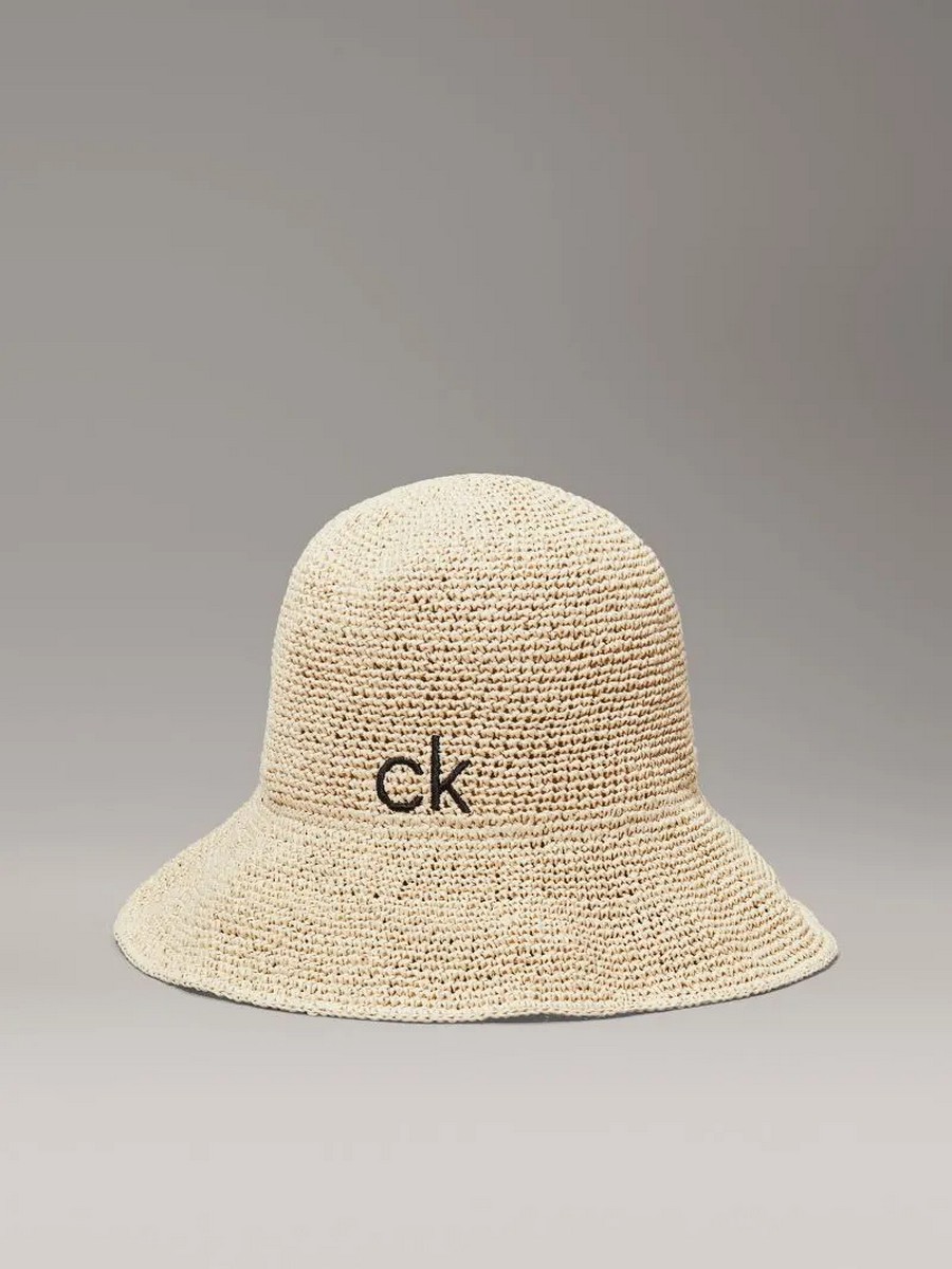 Καπέλο Calvin klein Wide Brim Straw Bucket Hat K60K612914-PDP Μπεζ