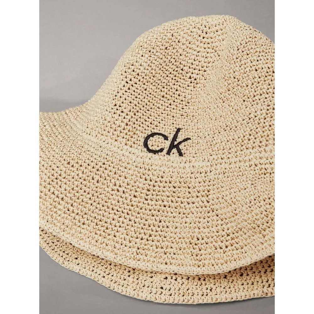 Καπέλο Calvin klein Wide Brim Straw Bucket Hat K60K612914-PDP Μπεζ