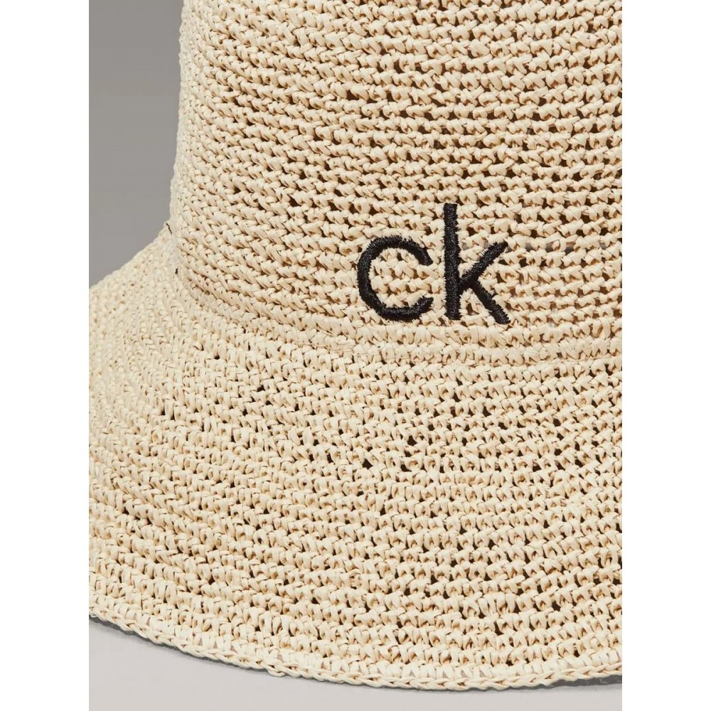 Καπέλο Calvin klein Wide Brim Straw Bucket Hat K60K612914-PDP Μπεζ