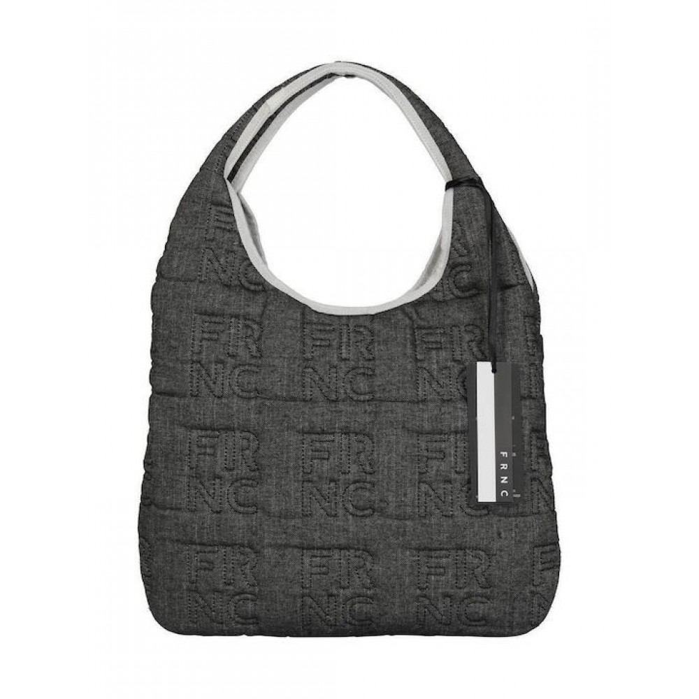 Γυναικεία Τσάντα Ομου FRNC 5019 BLK Μαύρη