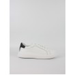 Men Sneaker Calvin KLein Low Top Lace Up Lth HM0HM01016-0Κ9 White