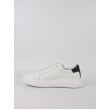 Men Sneaker Calvin KLein Low Top Lace Up Lth HM0HM01016-0Κ9 White