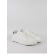Men Sneaker Calvin KLein Low Top Lace Up Lth HM0HM01016-0Κ9 White
