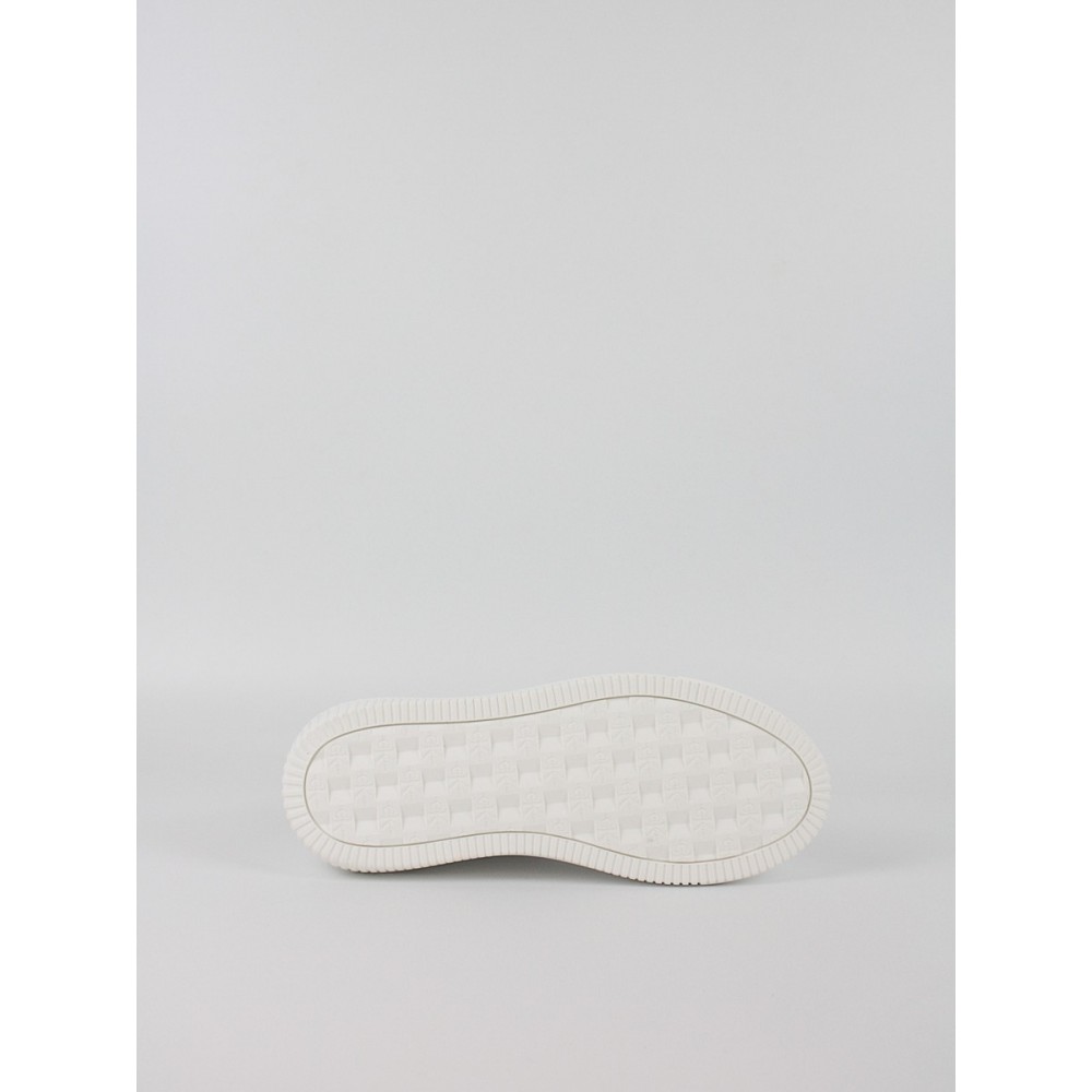 Women Sneaker Calvin KLein Chunky Cupsole Lth Silver YW0YW01876-02R White Women Sneaker Calvin KLein Chunky Cupsole Lth Silver YW0YW01876-02R White