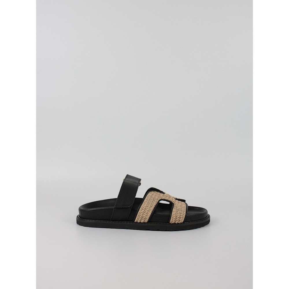 Women's Sandal Komis-Komis C26 Black Raffia Women's Sandal Komis-Komis C26 Black Raffia
