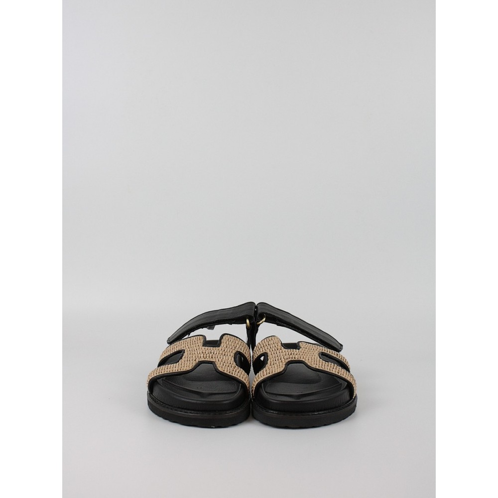 Women's Sandal Komis-Komis C26 Black Raffia Women's Sandal Komis-Komis C26 Black Raffia