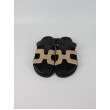 Women's Sandal Komis-Komis C26 Black Raffia Women's Sandal Komis-Komis C26 Black Raffia