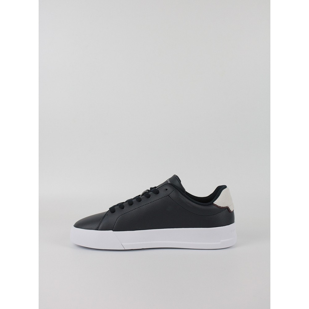 Men Sneaker Tommy Hilfiger Th Court Leather Detail Ess FM0FM05367-DW5 Blue Men Sneaker Tommy Hilfiger Th Court Leather Detail Ess FM0FM05367-DW5 Blue