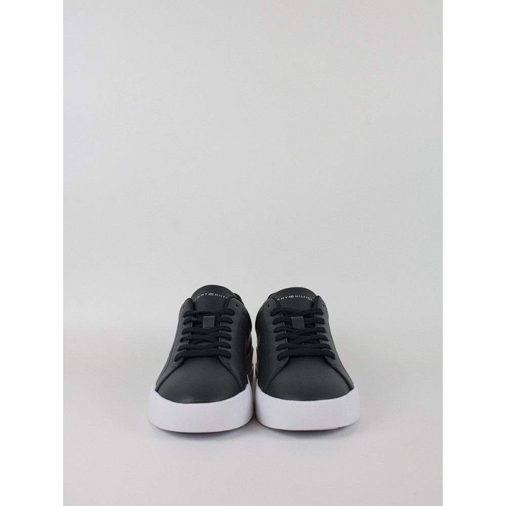 Men Sneaker Tommy Hilfiger Th Court Leather Detail Ess FM0FM05367-DW5 Blue Men Sneaker Tommy Hilfiger Th Court Leather Detail Ess FM0FM05367-DW5 Blue