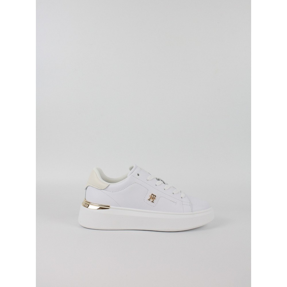 Women Sneaker Tommy Hilfiger Th Fashion Court Sneaker FW0FW08631-YBS White Women Sneaker Tommy Hilfiger Th Fashion Court Sneaker FW0FW08631-YBS White