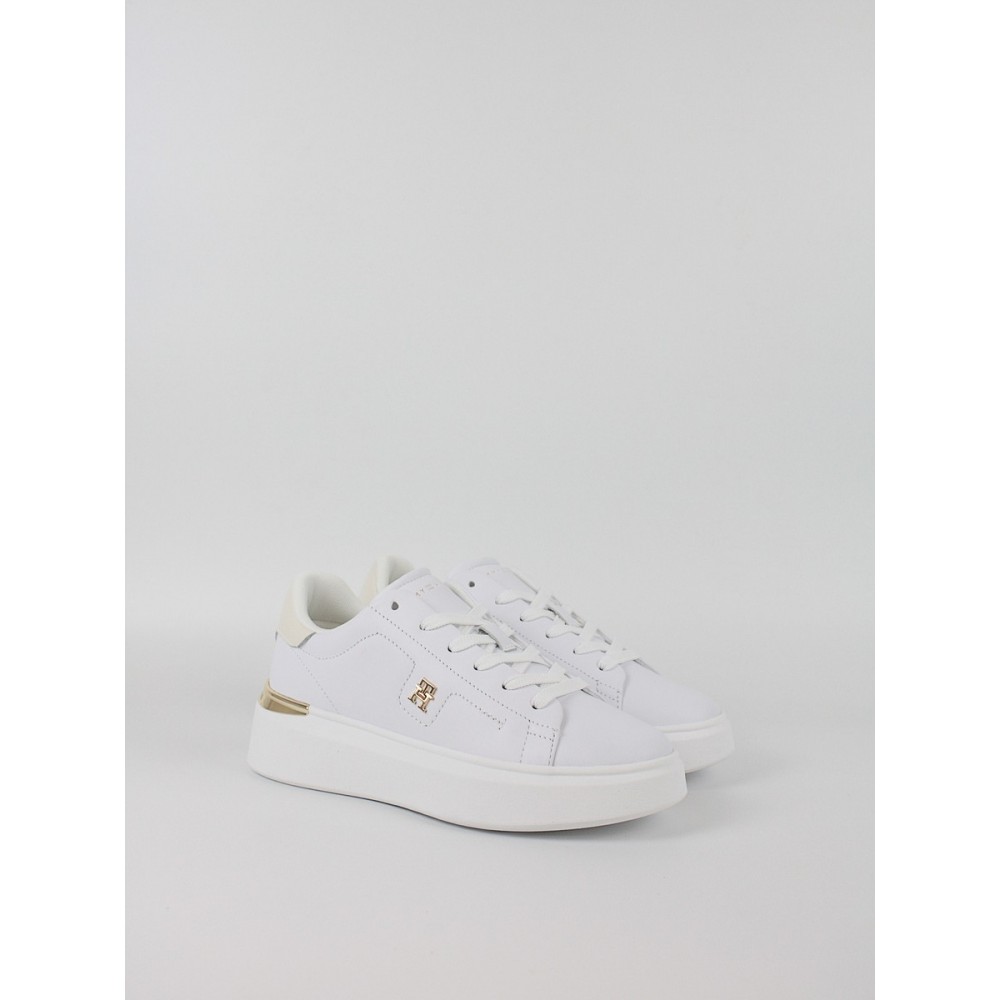 Women Sneaker Tommy Hilfiger Th Fashion Court Sneaker FW0FW08631-YBS White Women Sneaker Tommy Hilfiger Th Fashion Court Sneaker FW0FW08631-YBS White