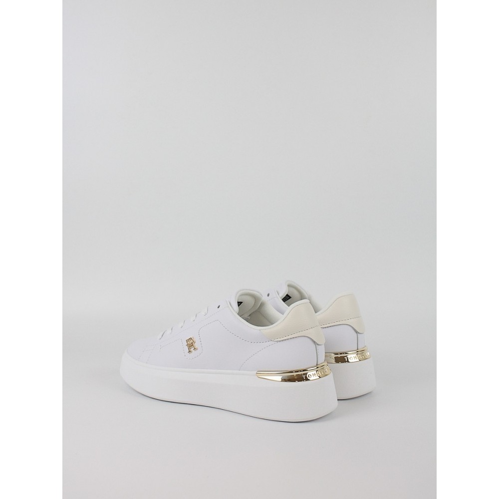 Women Sneaker Tommy Hilfiger Th Fashion Court Sneaker FW0FW08631-YBS White Women Sneaker Tommy Hilfiger Th Fashion Court Sneaker FW0FW08631-YBS White