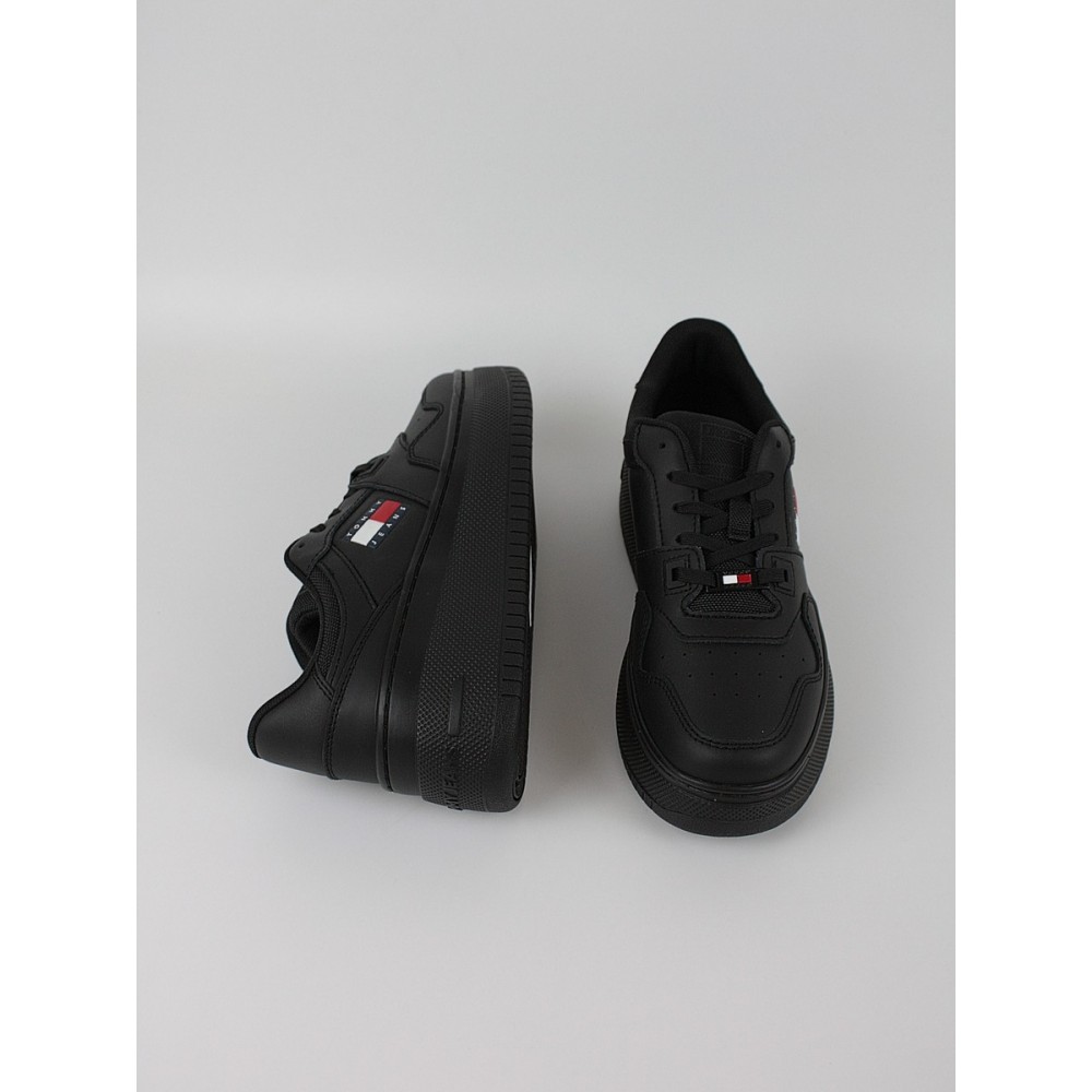 Γυναικεία Sneaker Tommy Hilfiger TjwRetro Basket Flatform Ess EN0EN02506-BDS Μαύρο Γυναικεία Sneaker Tommy Hilfiger TjwRetro Basket Flatform Ess EN0EN02506-BDS Μαύρο