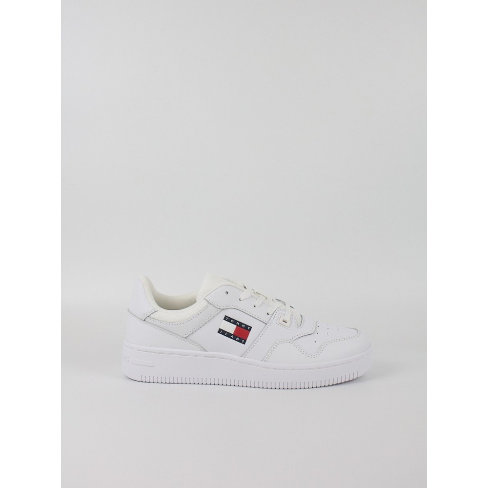 Ανδρικά Sneaker Tommy Hilfiger Tjm Retro Basket Ess EM0EM01671-YBR Ασπρο Ανδρικά Sneaker Tommy Hilfiger Tjm Retro Basket Ess EM0EM01671-YBR Ασπρο