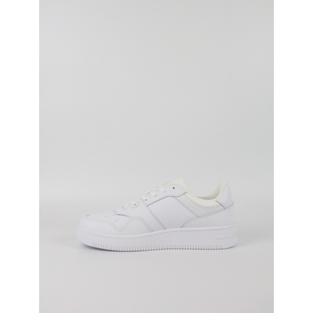 Ανδρικά Sneaker Tommy Hilfiger Tjm Retro Basket Ess EM0EM01671-YBR Ασπρο Ανδρικά Sneaker Tommy Hilfiger Tjm Retro Basket Ess EM0EM01671-YBR Ασπρο