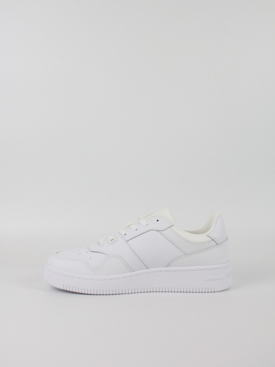 Men Sneaker Tommy Hilfiger Tjm Retro Basket Ess EM0EM01671-YBR White