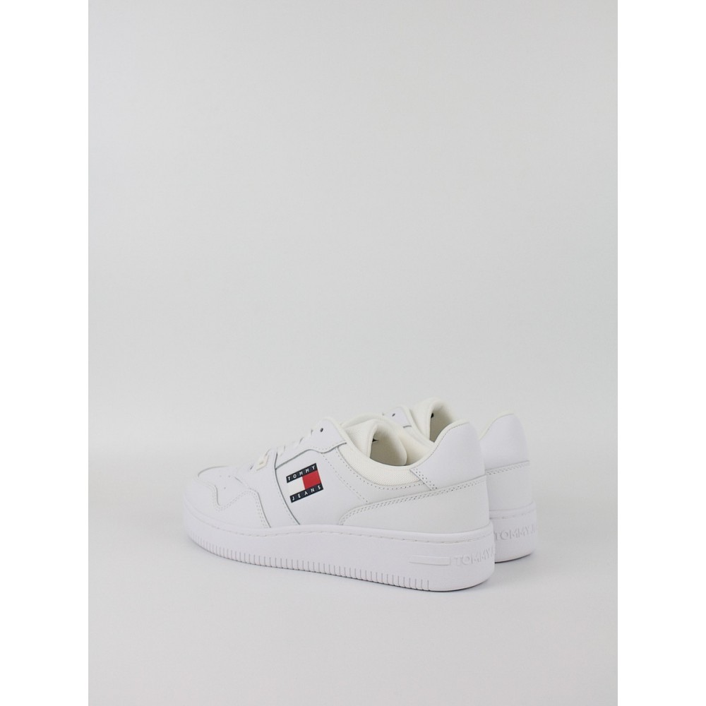 Ανδρικά Sneaker Tommy Hilfiger Tjm Retro Basket Ess EM0EM01671-YBR Ασπρο Ανδρικά Sneaker Tommy Hilfiger Tjm Retro Basket Ess EM0EM01671-YBR Ασπρο