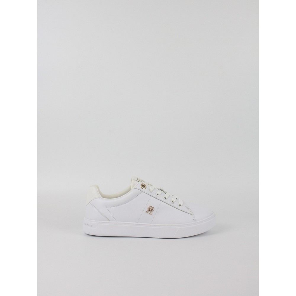 Γυναικεία Sneaker Tommy Hilfiger Essential Elevated Court Sneaker FW0FW09073-YBS Ασπρο Γυναικεία Sneaker Tommy Hilfiger Essential Elevated Court Sneaker FW0FW09073-YBS Ασπρο