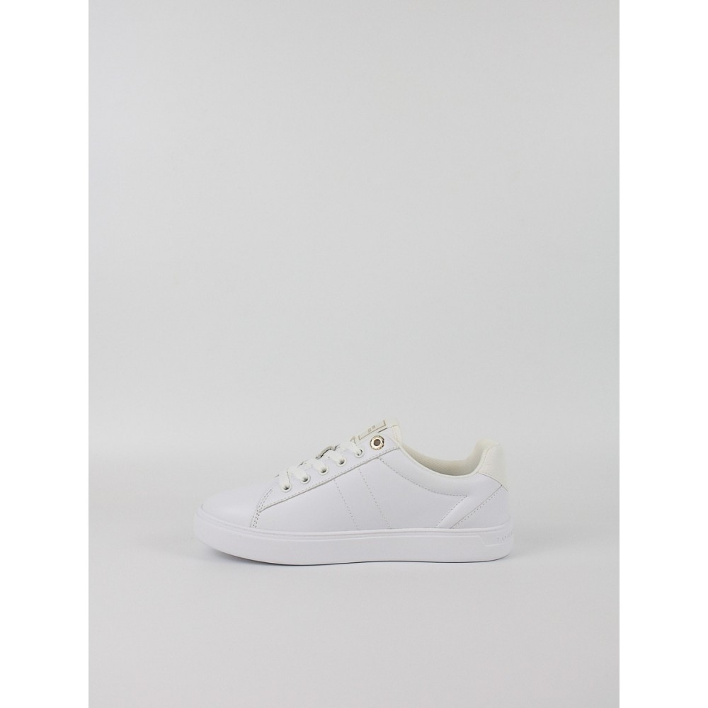 Γυναικεία Sneaker Tommy Hilfiger Essential Elevated Court Sneaker FW0FW09073-YBS Ασπρο Γυναικεία Sneaker Tommy Hilfiger Essential Elevated Court Sneaker FW0FW09073-YBS Ασπρο