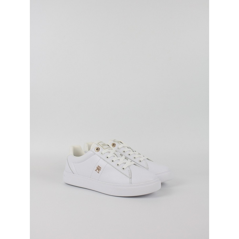 Γυναικεία Sneaker Tommy Hilfiger Essential Elevated Court Sneaker FW0FW09073-YBS Ασπρο Γυναικεία Sneaker Tommy Hilfiger Essential Elevated Court Sneaker FW0FW09073-YBS Ασπρο
