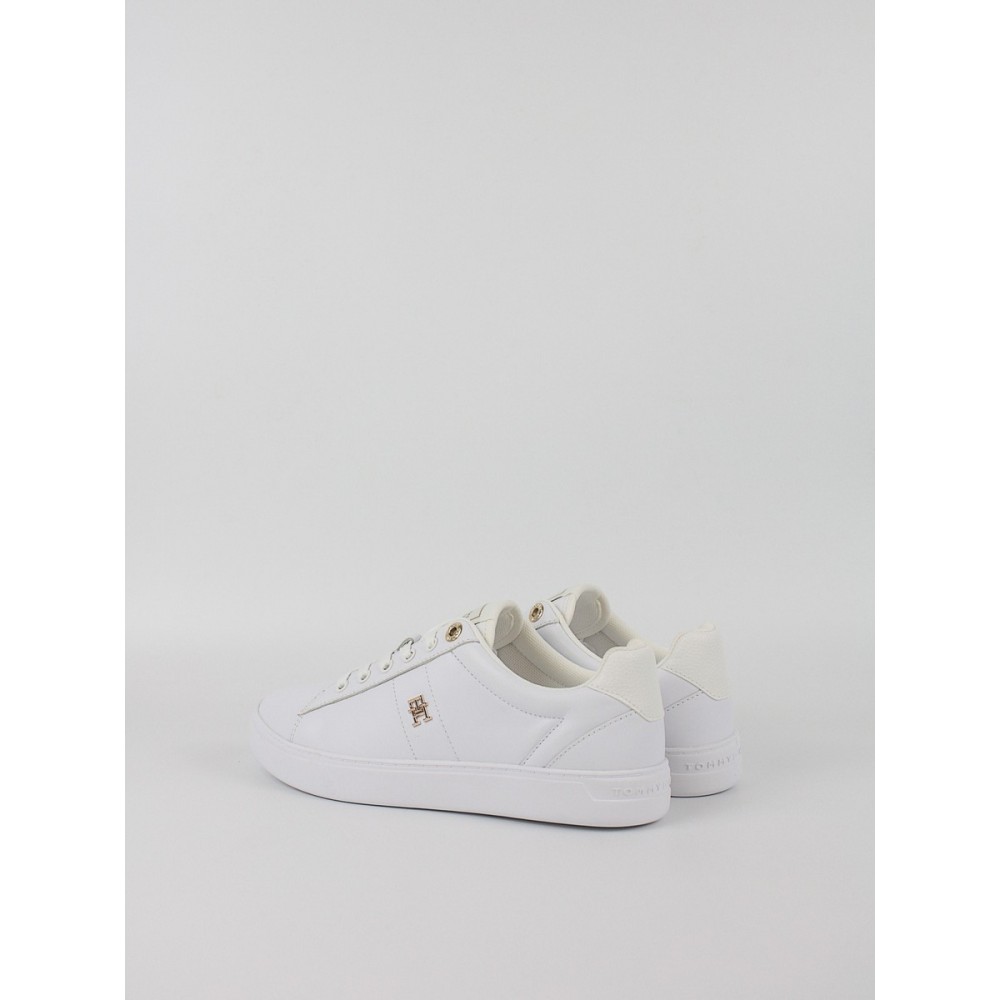 Γυναικεία Sneaker Tommy Hilfiger Essential Elevated Court Sneaker FW0FW09073-YBS Ασπρο Γυναικεία Sneaker Tommy Hilfiger Essential Elevated Court Sneaker FW0FW09073-YBS Ασπρο