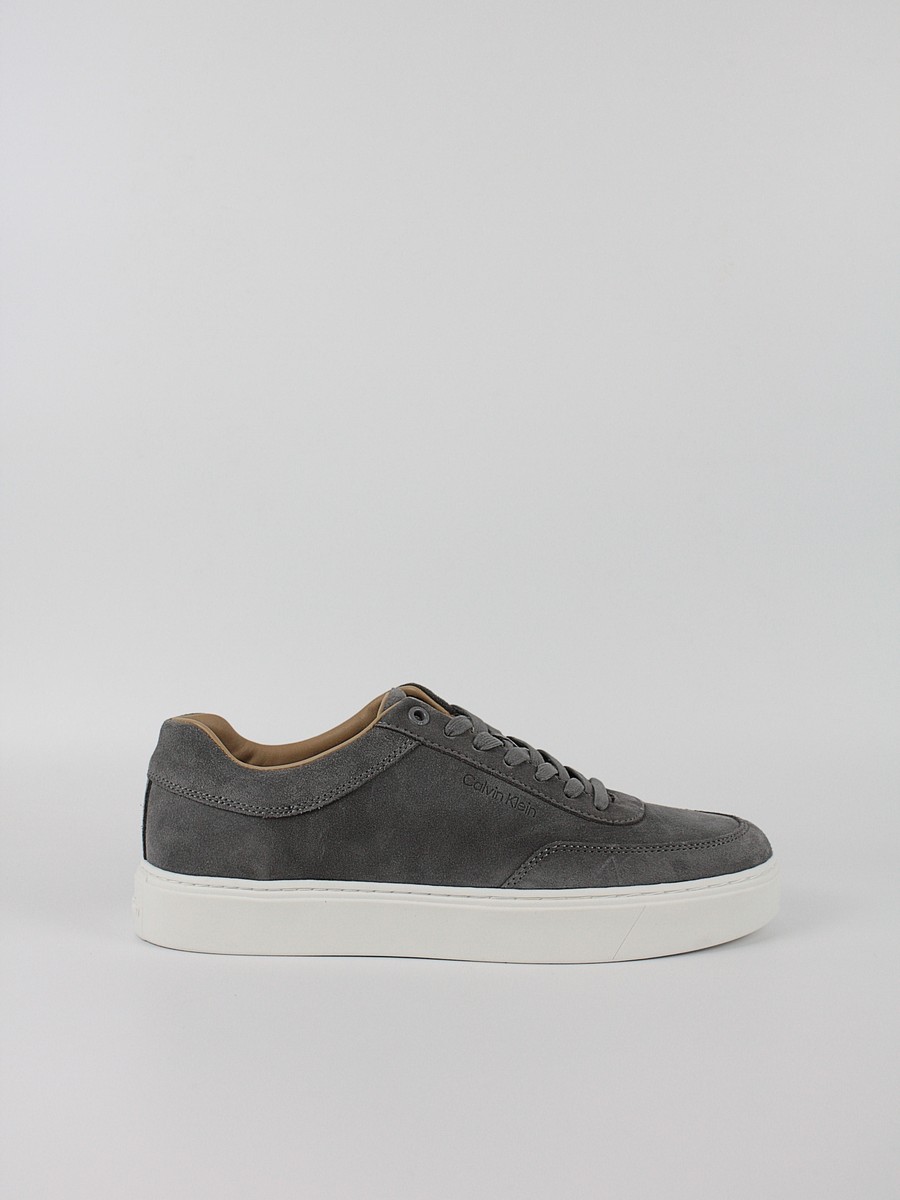 Ανδρικά Sneaker Calvin KLein Clean Cup Low Lace Up Oxf Su HM0HM01880-PCG Γκρι