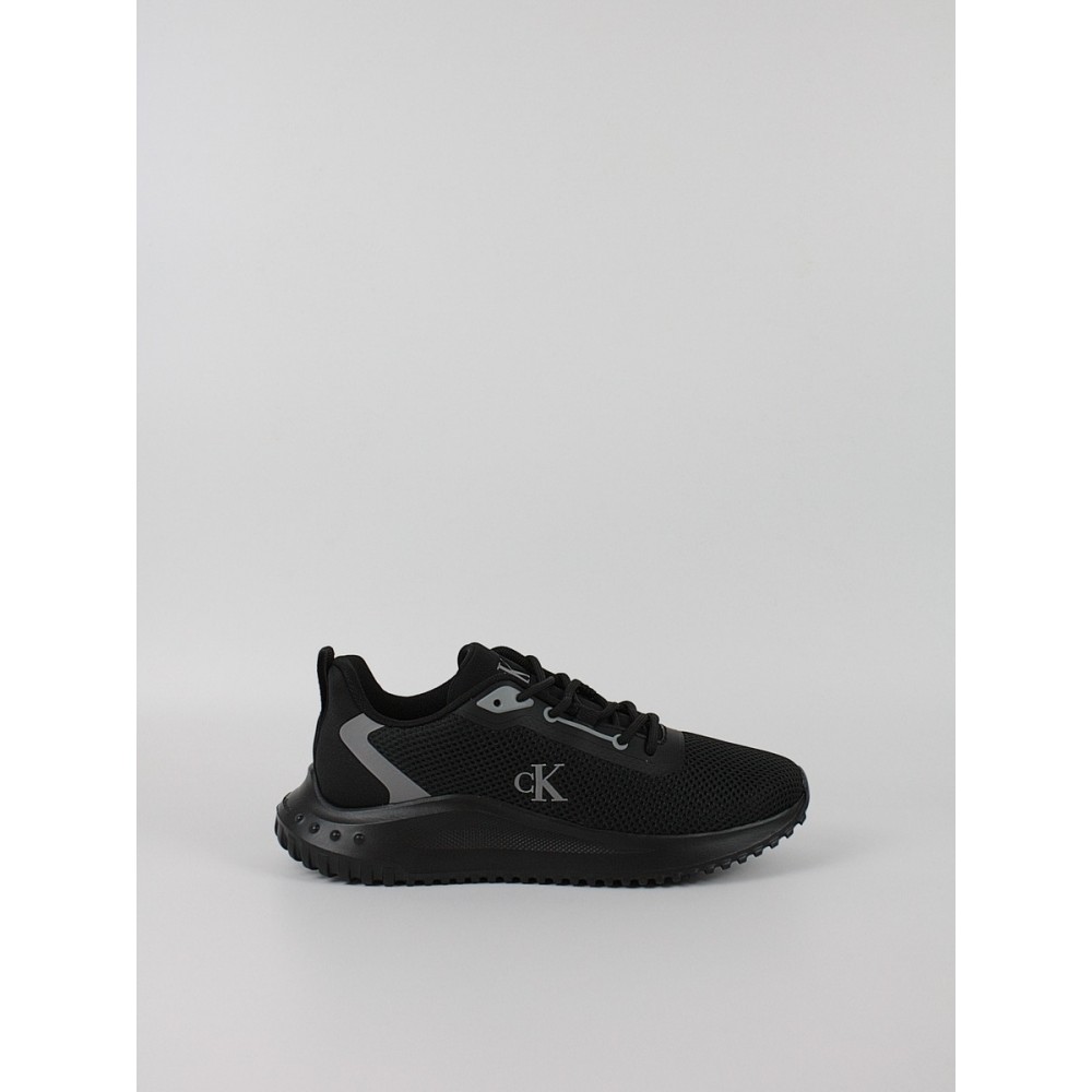 Γυναικεία Sneaker Calvin KLein Eva Runner L-Up Mix Mesh Logo CK YW0YW01851-0GU Μαύρο Γυναικεία Sneaker Calvin KLein Eva Runner L-Up Mix Mesh Logo CK YW0YW01851-0GU Μαύρο