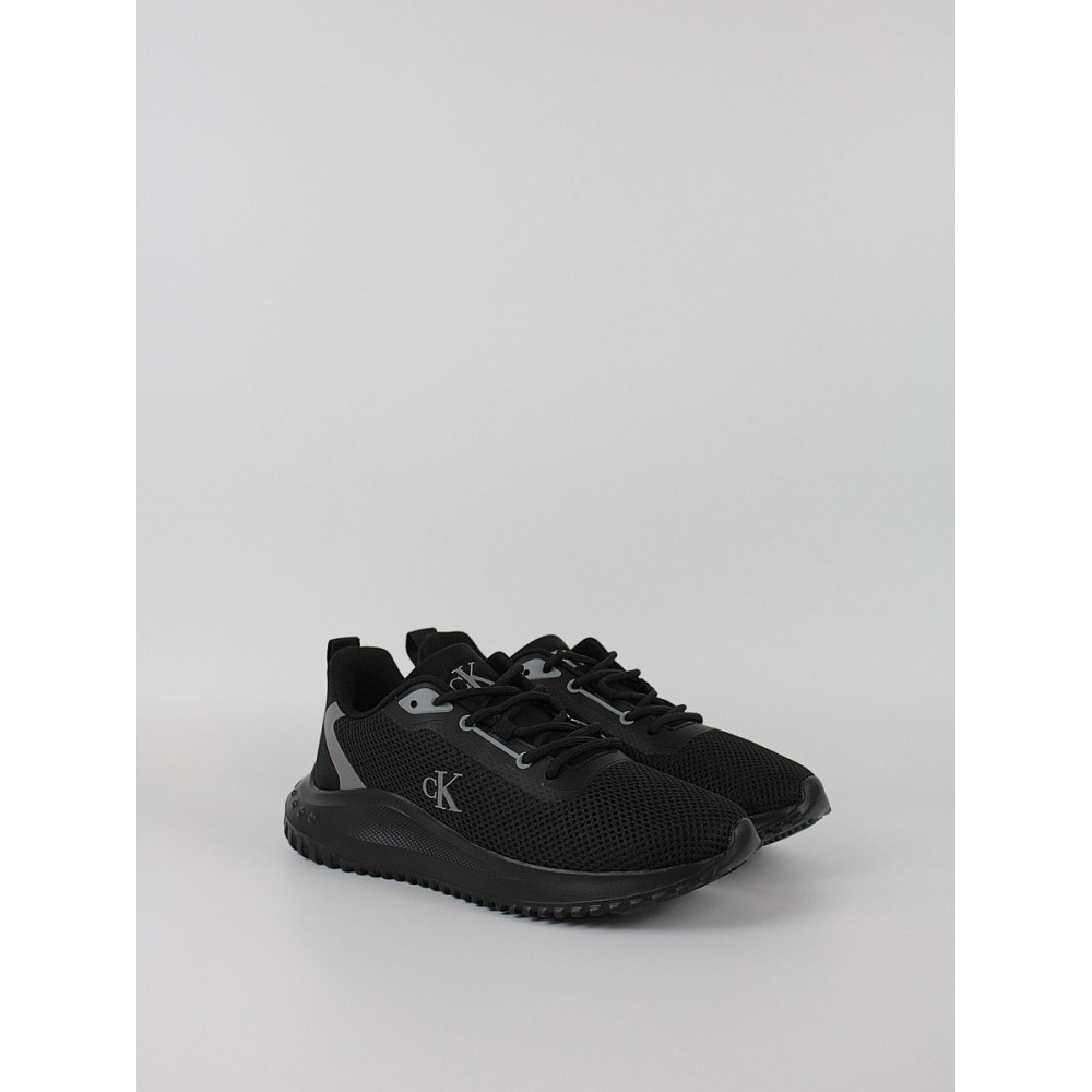 Γυναικεία Sneaker Calvin KLein Eva Runner L-Up Mix Mesh Logo CK YW0YW01851-0GU Μαύρο Γυναικεία Sneaker Calvin KLein Eva Runner L-Up Mix Mesh Logo CK YW0YW01851-0GU Μαύρο