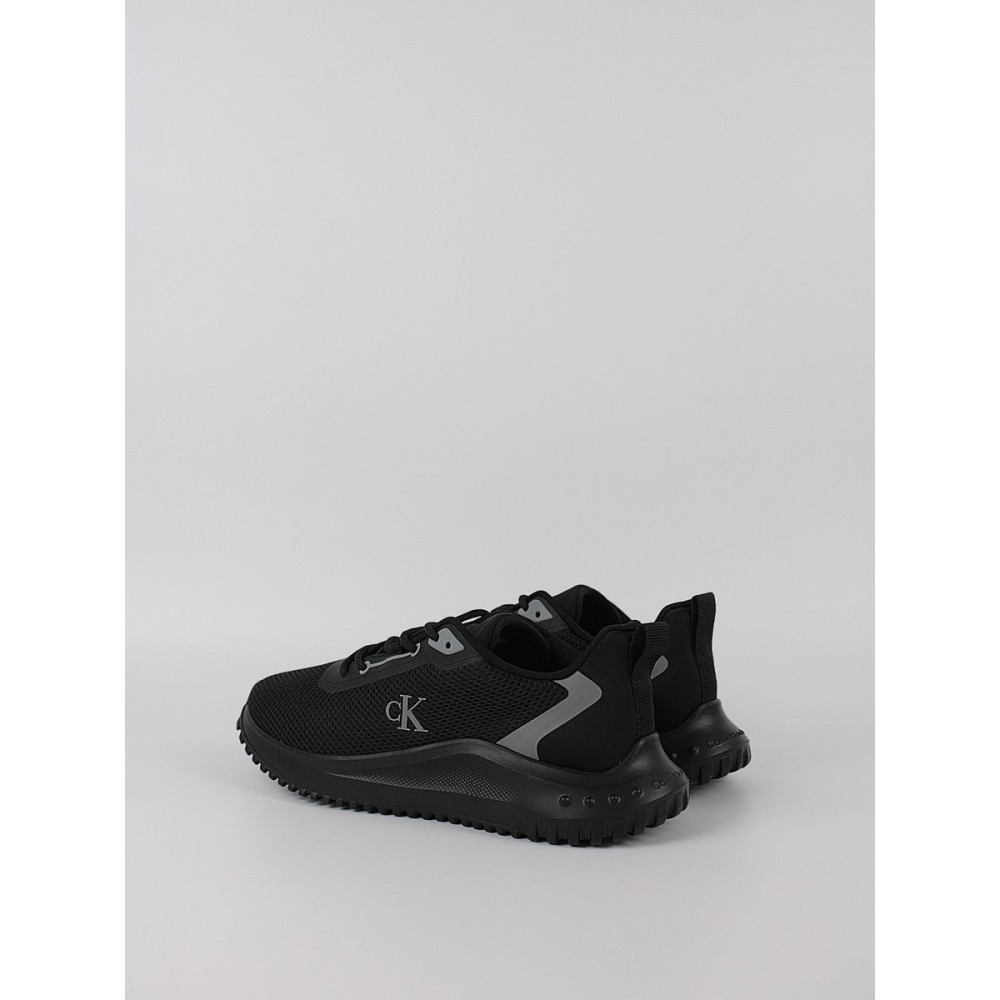Γυναικεία Sneaker Calvin KLein Eva Runner L-Up Mix Mesh Logo CK YW0YW01851-0GU Μαύρο Γυναικεία Sneaker Calvin KLein Eva Runner L-Up Mix Mesh Logo CK YW0YW01851-0GU Μαύρο