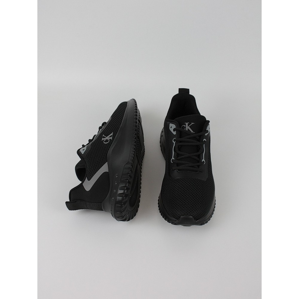 Γυναικεία Sneaker Calvin KLein Eva Runner L-Up Mix Mesh Logo CK YW0YW01851-0GU Μαύρο Γυναικεία Sneaker Calvin KLein Eva Runner L-Up Mix Mesh Logo CK YW0YW01851-0GU Μαύρο