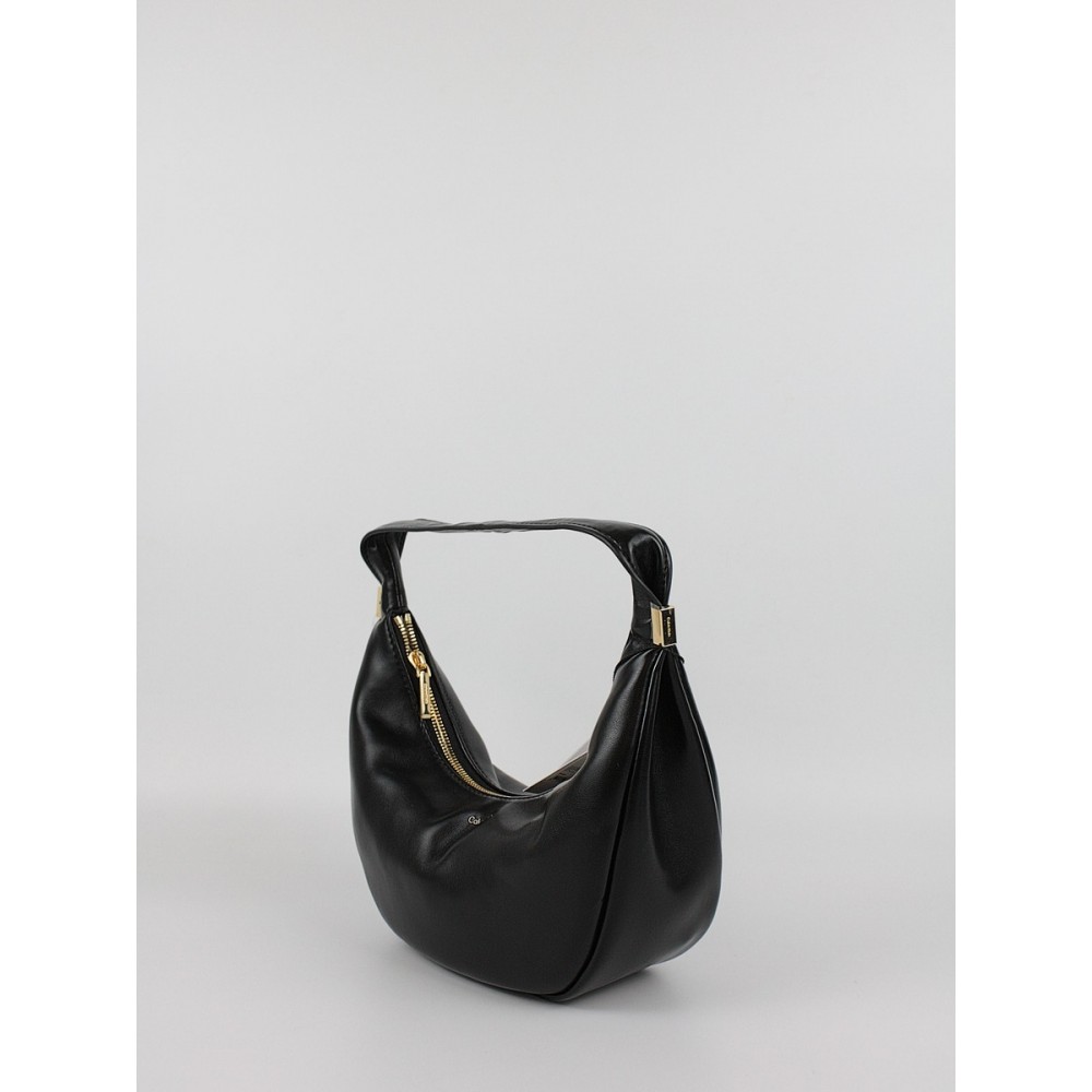 Women's Bag Calvin Klein Pinched Soft Crescent Sm LV04F3010G-UB1 Black