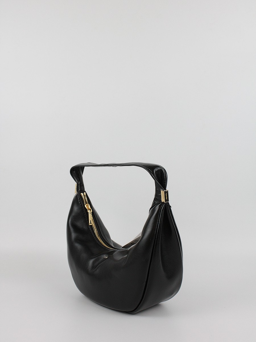 Women's Bag Calvin Klein Pinched Soft Crescent Sm LV04F3010G-UB1 Black