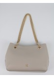 Women's Bag Calvin Klein Minimal Monogram Chain Shoulder LV04F3205G-RMU Biege