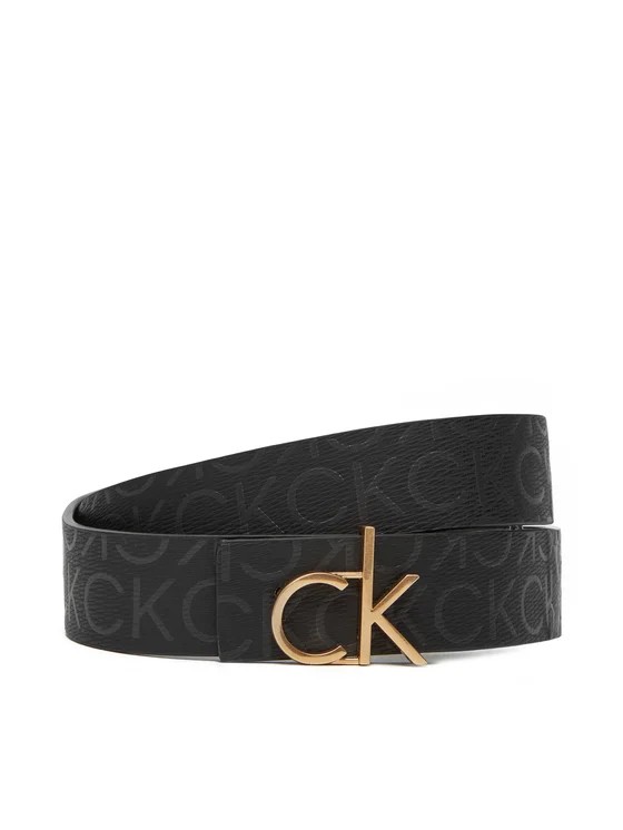 Women Belt Calvin Klein Ck Buckle Reversible Belt 3 LV04F7038G-UB1 Black