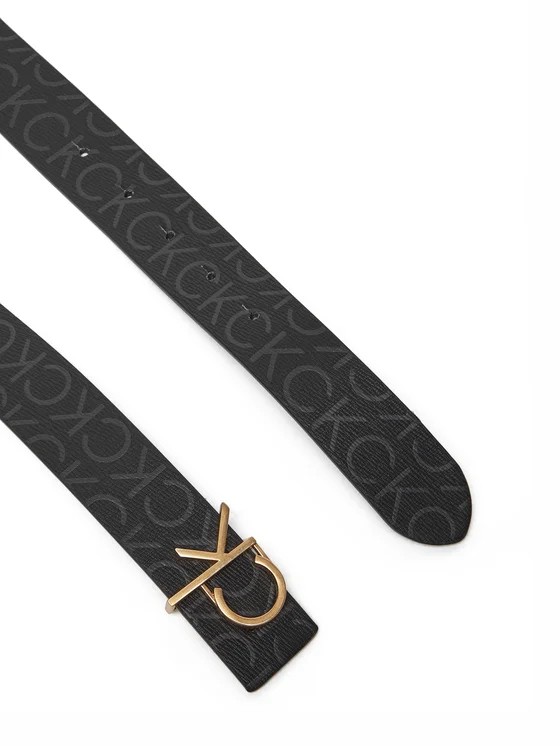 Women Belt Calvin Klein Ck Buckle Reversible Belt 3 LV04F7038G-UB1 Black