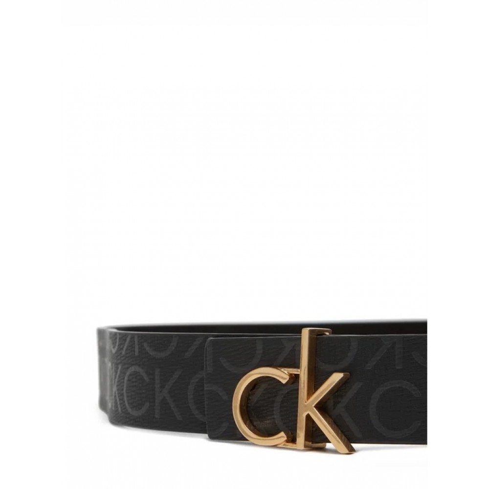 Women Belt Calvin Klein Ck Buckle Reversible Belt 3 LV04F7038G-UB1 Black
