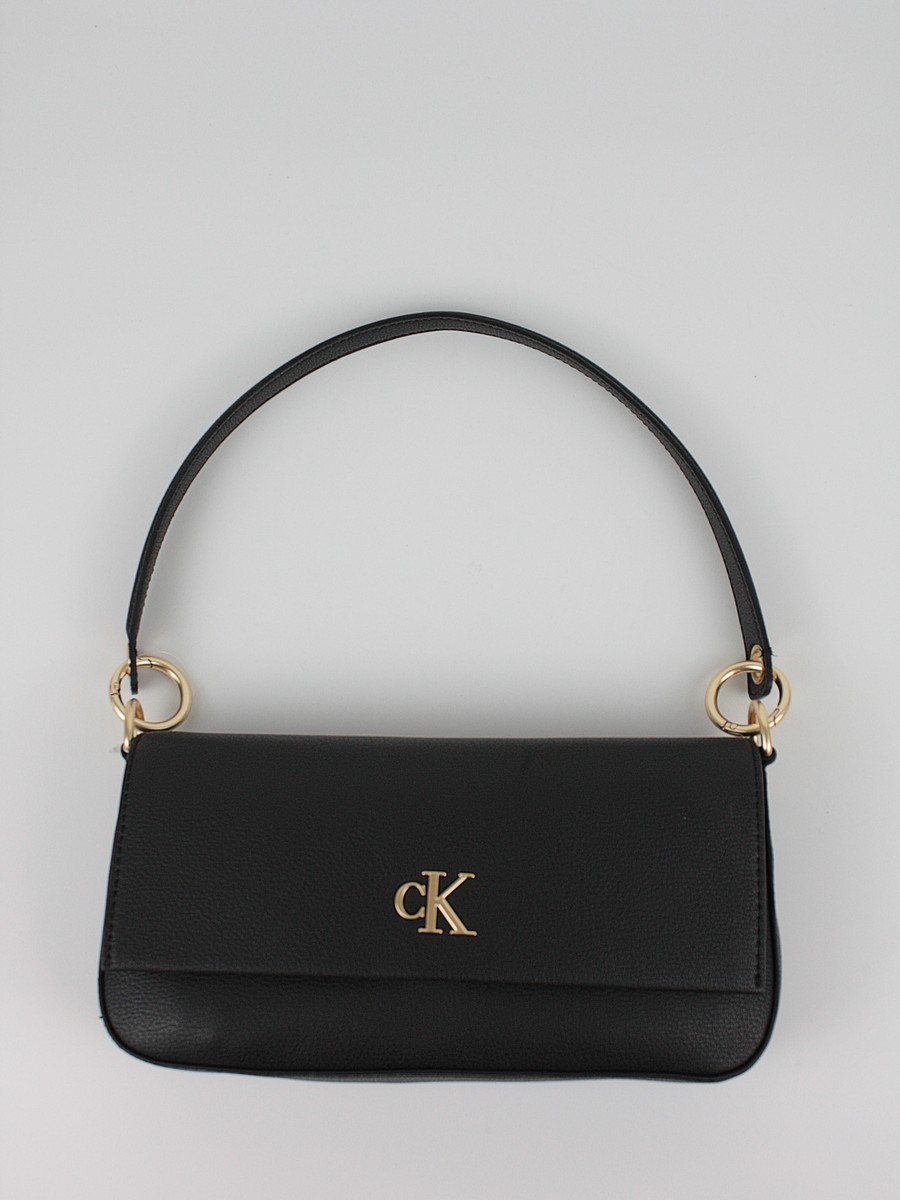 Women's Bag Calvin Klein Minimal Monogram Shoulder Pouch LV04K3161G-UB1 Black
