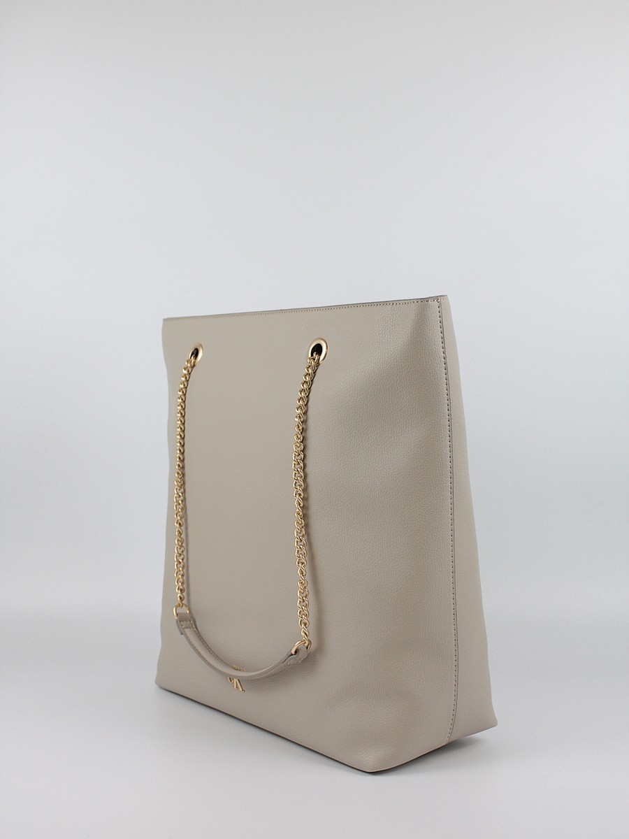 Women's Bag Calvin Klein Minimal Monogram Chain Tote LV04F3204G-MRU Biege