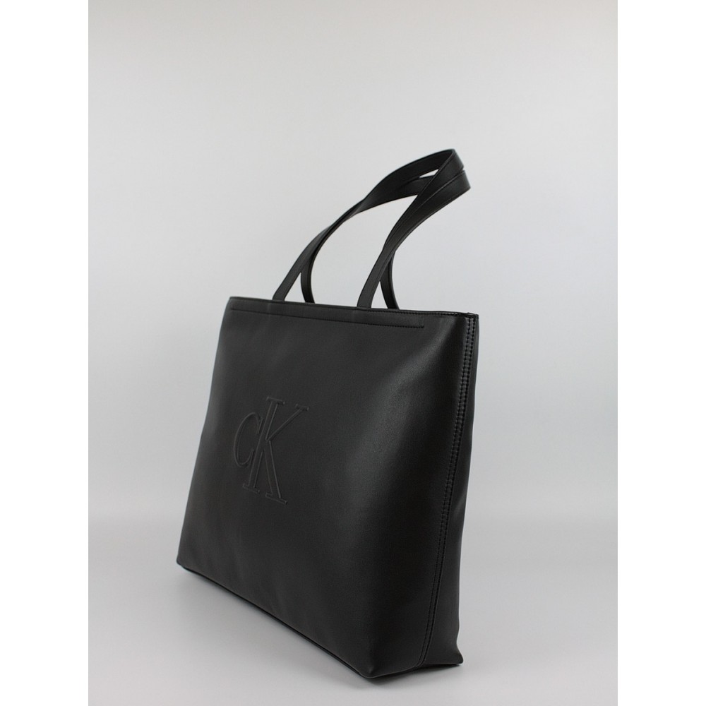 Women's Bag Calvin Klein Sculpted Slim Tote34 LV04K3070G-UB1 Black