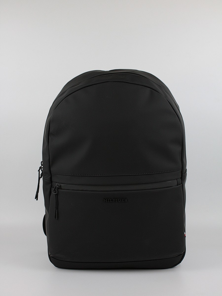 Men Backpack Tommy Hilfiger Th Tpu Dome Backpack AM0AM13579-BDS Black