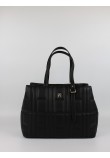 Women Bag Tommy Hilfiger Th Feminine Tote AW0AW17452-BDS Black