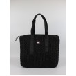 Women Bag Tommy Hilfiger Tjw Urban Quilted Tote AW0AW17818-BDS