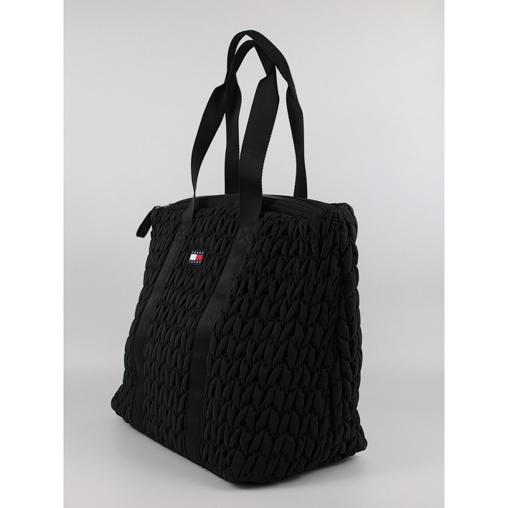 Women Bag Tommy Hilfiger Tjw Urban Quilted Tote AW0AW17818-BDS