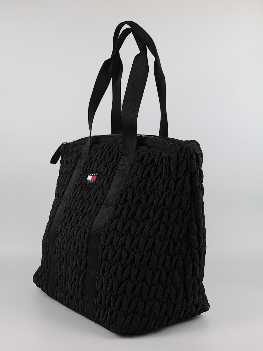 Women Bag Tommy Hilfiger Tjw Urban Quilted Tote AW0AW17818-BDS